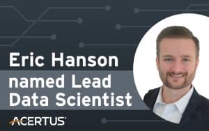 Eric Hanson named Lead Data Scientist